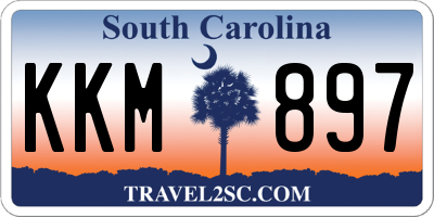SC license plate KKM897