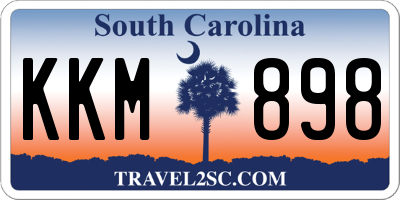 SC license plate KKM898