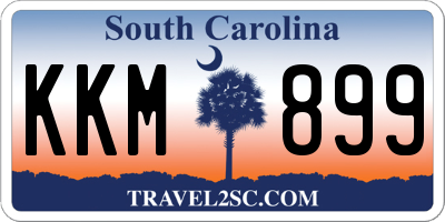 SC license plate KKM899