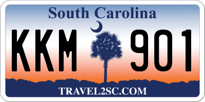 SC license plate KKM901