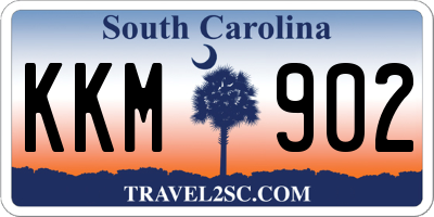 SC license plate KKM902
