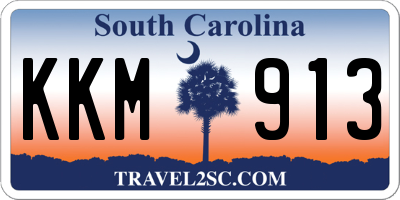 SC license plate KKM913