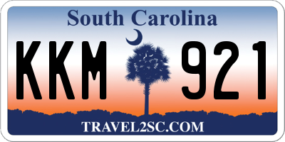 SC license plate KKM921