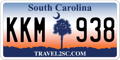 SC license plate KKM938