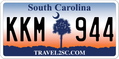 SC license plate KKM944
