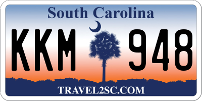 SC license plate KKM948