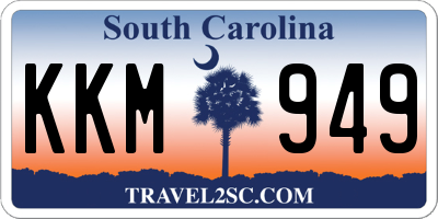 SC license plate KKM949