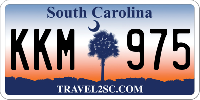 SC license plate KKM975