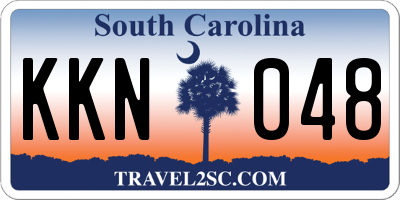 SC license plate KKN048