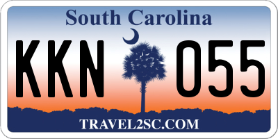 SC license plate KKN055