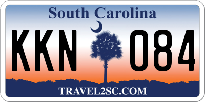 SC license plate KKN084
