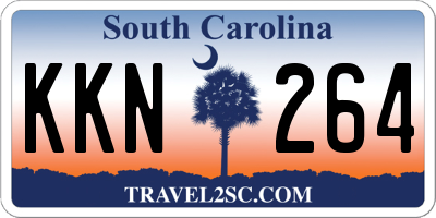 SC license plate KKN264