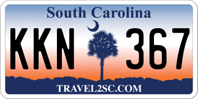SC license plate KKN367
