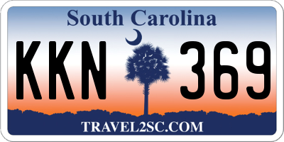 SC license plate KKN369