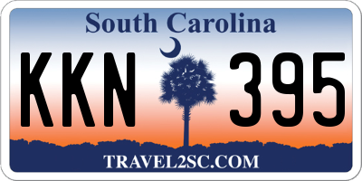 SC license plate KKN395