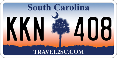 SC license plate KKN408