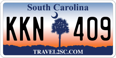 SC license plate KKN409