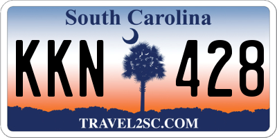 SC license plate KKN428