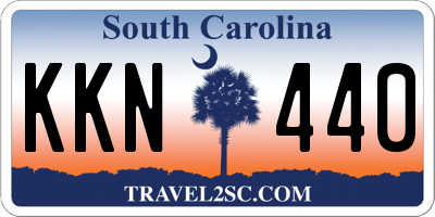 SC license plate KKN440