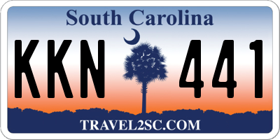 SC license plate KKN441