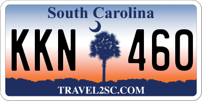 SC license plate KKN460