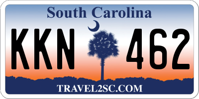 SC license plate KKN462