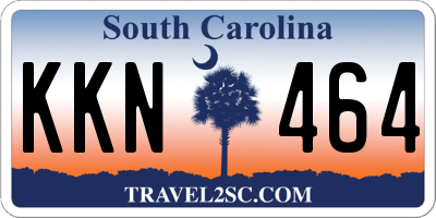 SC license plate KKN464