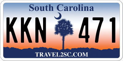 SC license plate KKN471