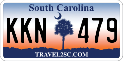 SC license plate KKN479