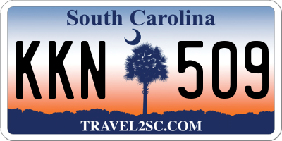 SC license plate KKN509
