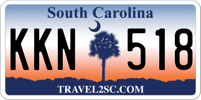 SC license plate KKN518