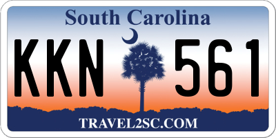 SC license plate KKN561