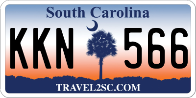 SC license plate KKN566