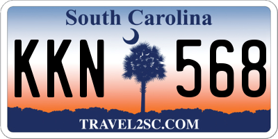 SC license plate KKN568