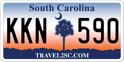 SC license plate KKN590
