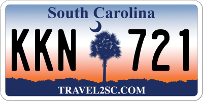 SC license plate KKN721