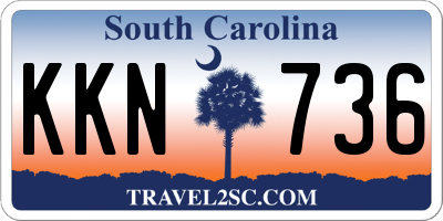 SC license plate KKN736