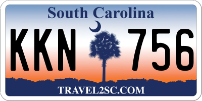 SC license plate KKN756