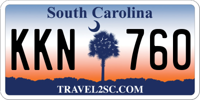 SC license plate KKN760