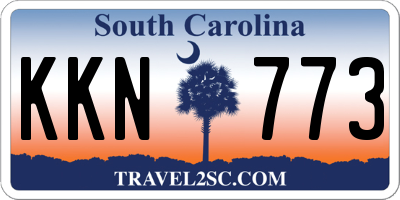 SC license plate KKN773