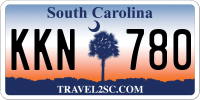 SC license plate KKN780