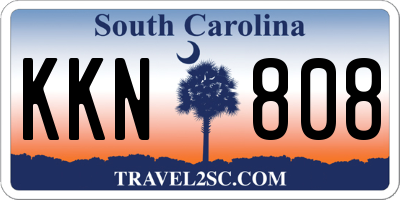 SC license plate KKN808