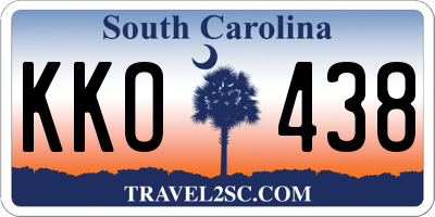 SC license plate KKO438