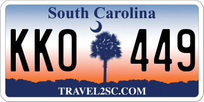 SC license plate KKO449