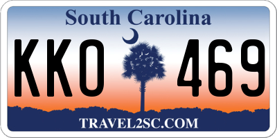SC license plate KKO469