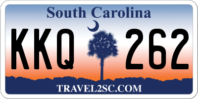 SC license plate KKQ262