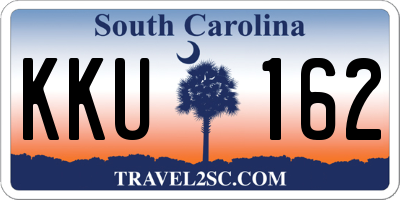 SC license plate KKU162
