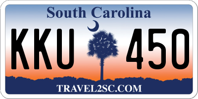 SC license plate KKU450