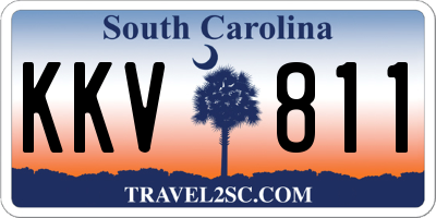 SC license plate KKV811