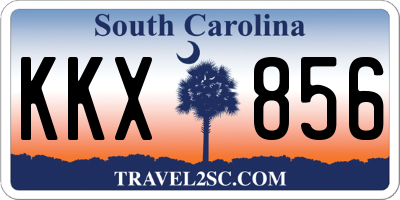 SC license plate KKX856